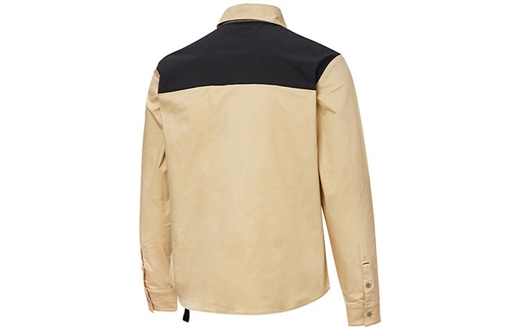 PUMA Outdoor Logo Shirt 'Beige Black Brown' 532188-12 - 2