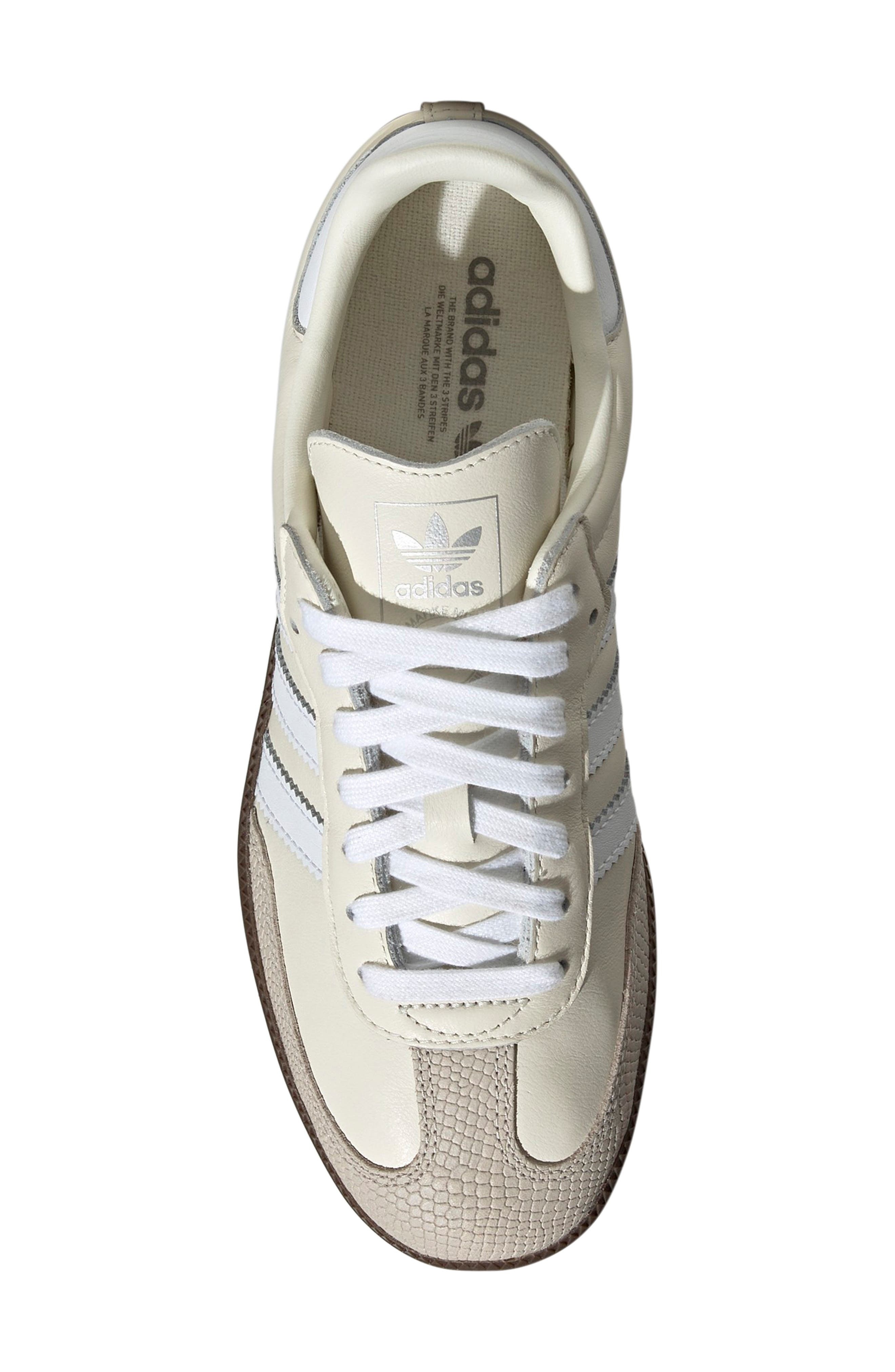 adidas Samba OG Sneaker in White/Alumina/Wonder Alumina at Nordstrom - 4