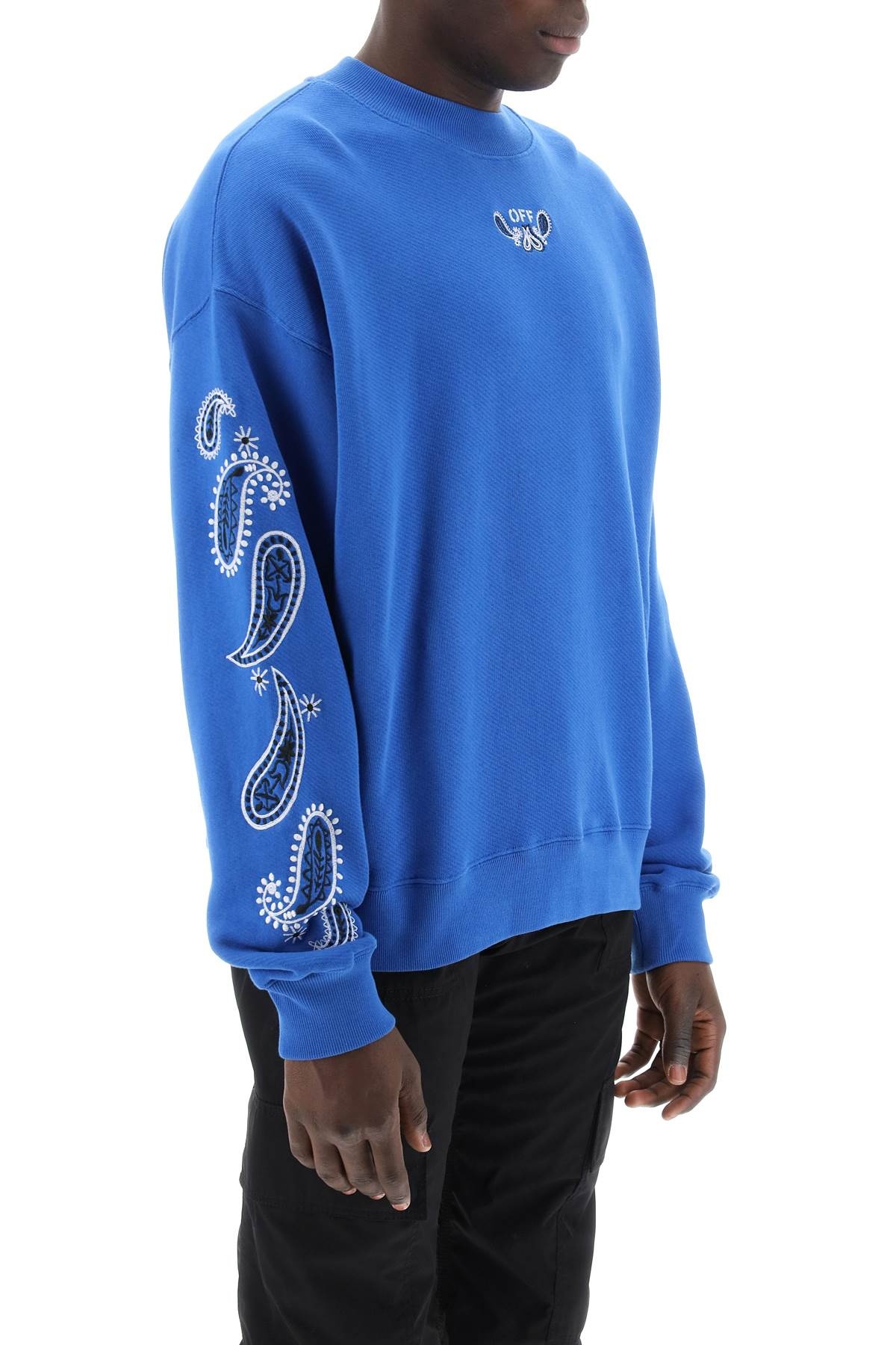 "ARROW BANDANA CREWNECK SWEAT - 8