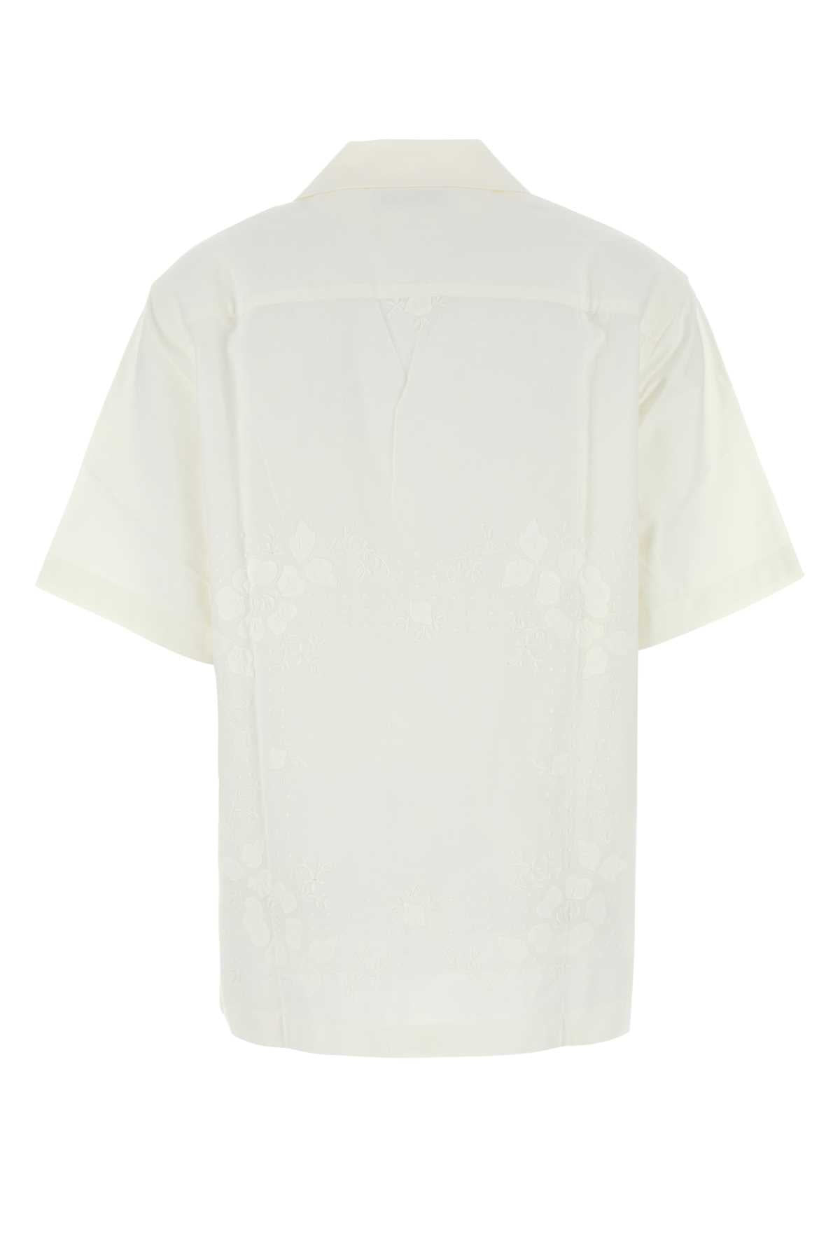 Marine Serre Women White Cotton Shirt - 2