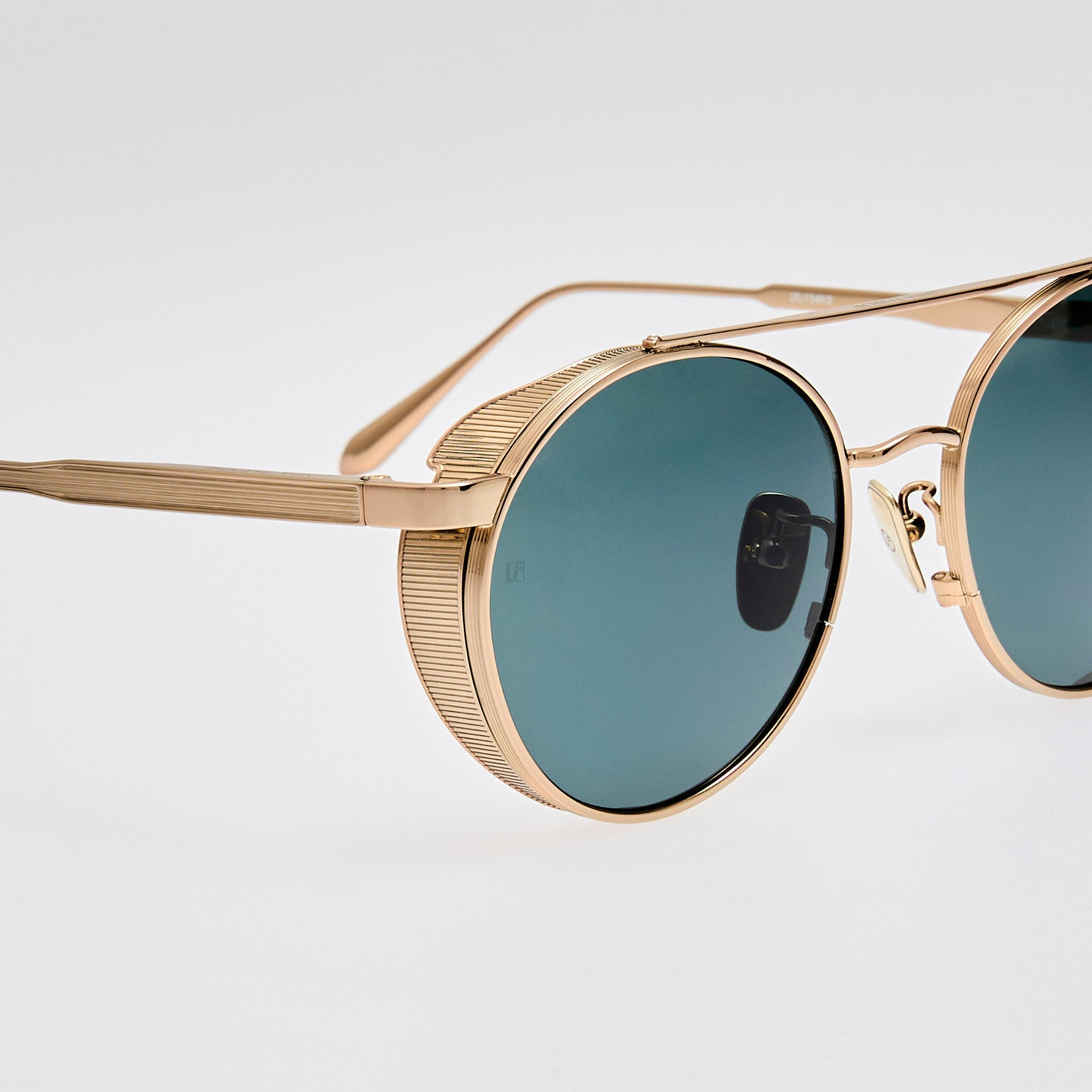Conor Sunglasses in Green and Gold - 5