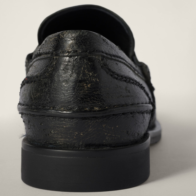 Miu Miu Calfskin penny loafers outlook