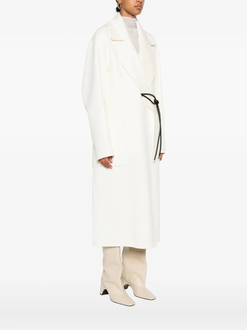 Belted Double-Breasted Coat - 3