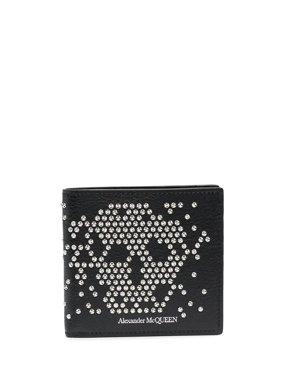 studded skull billfold cardholder - 1