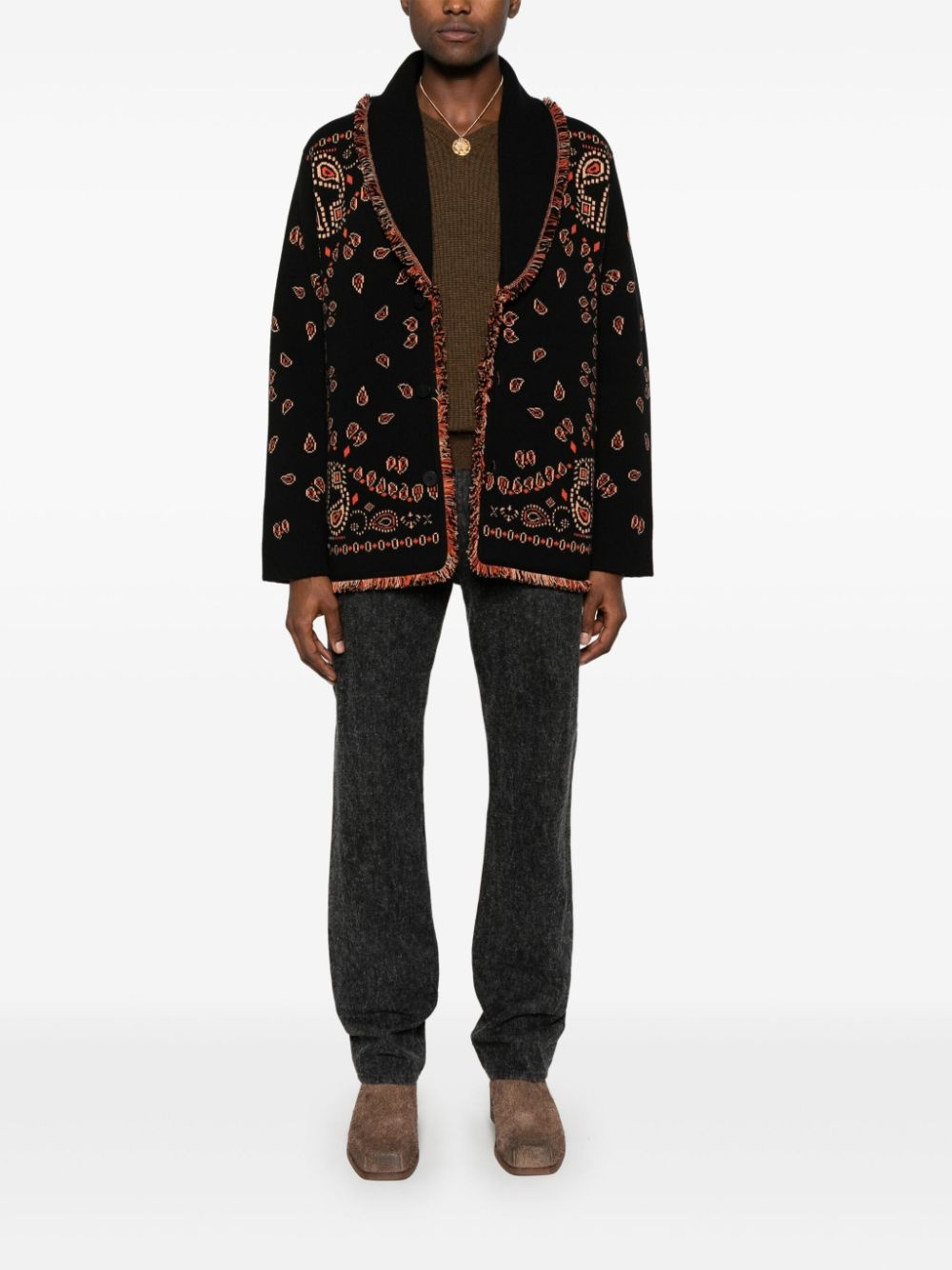 Bandana Jacquard cardigan - 2