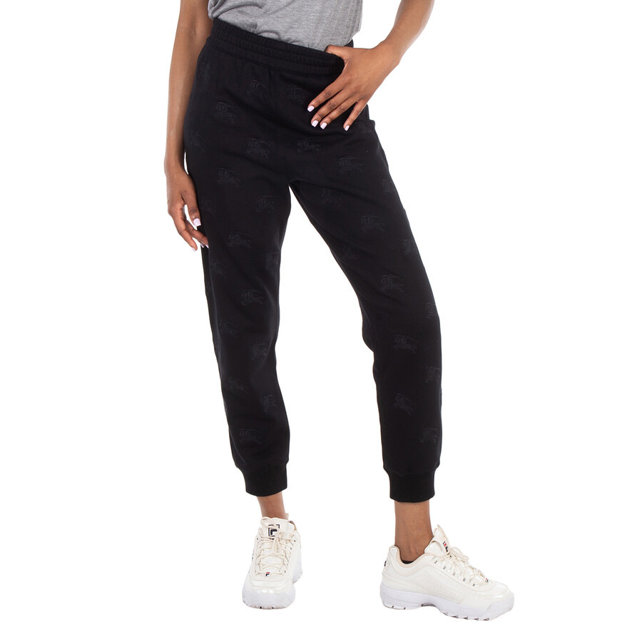 Burberry Larkan Ekd-Embroidered Cotton Track Pants - 3