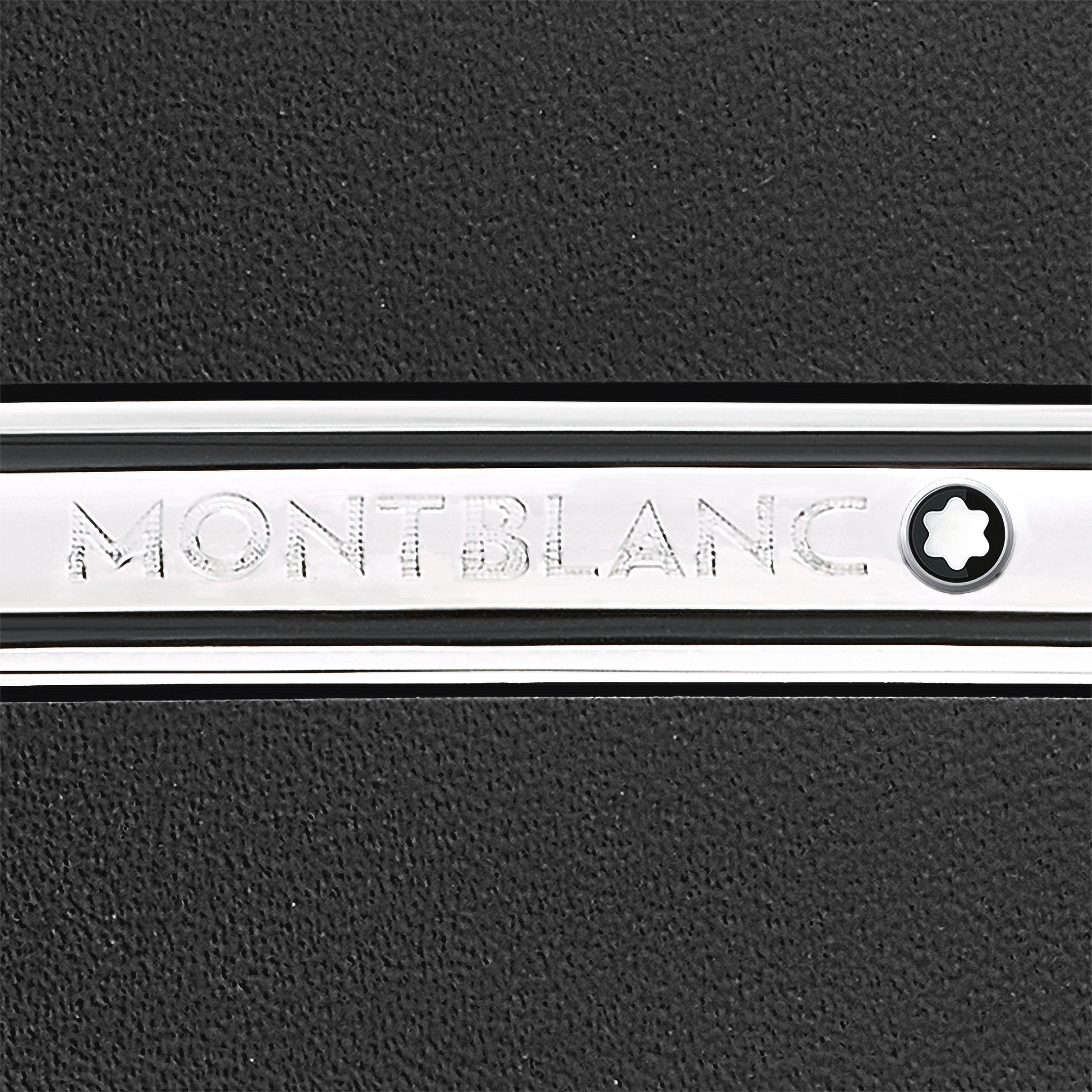 Black 30 mm leather belt - 3
