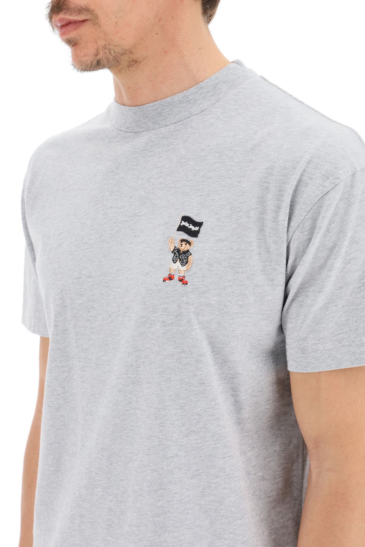 PIRATE BEAR EMBROIDERY T-SHIRT - 5