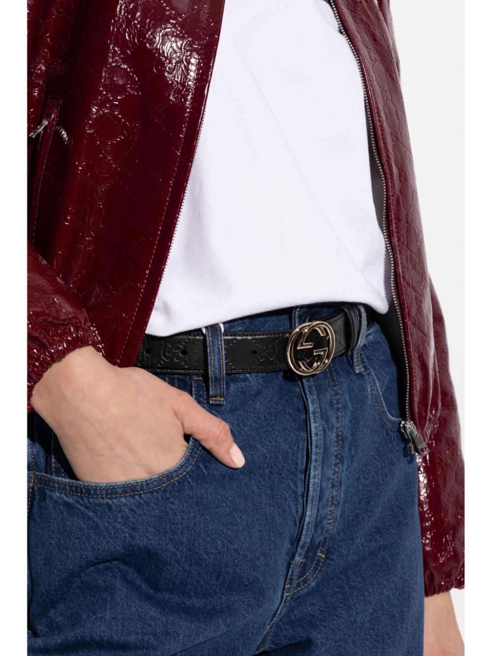 Interlocking G buckle belt - 2