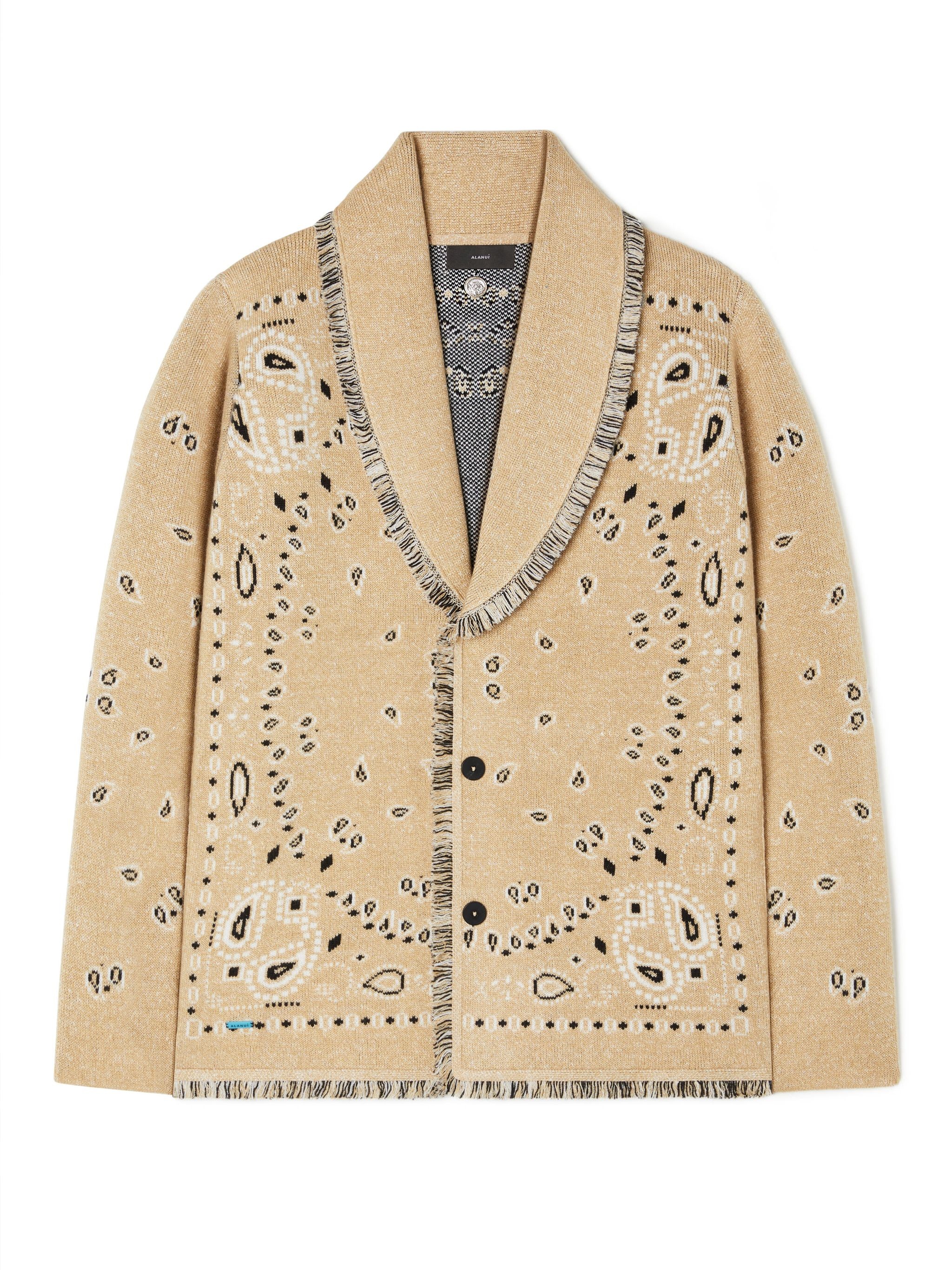 Bandana Jacquard Cardigan - 1