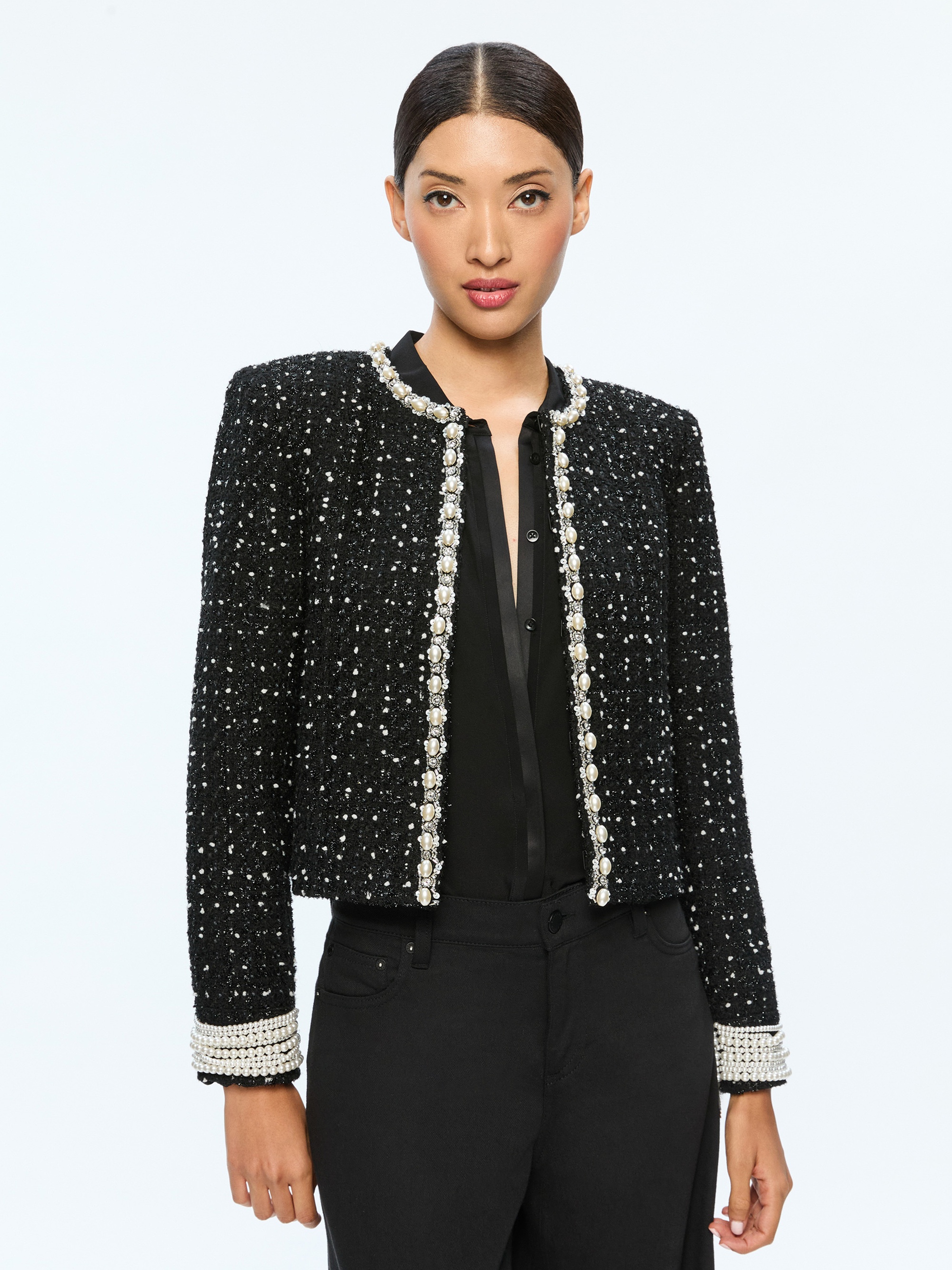 DORIAN EMBELLISHED BOXY JACKET - 1