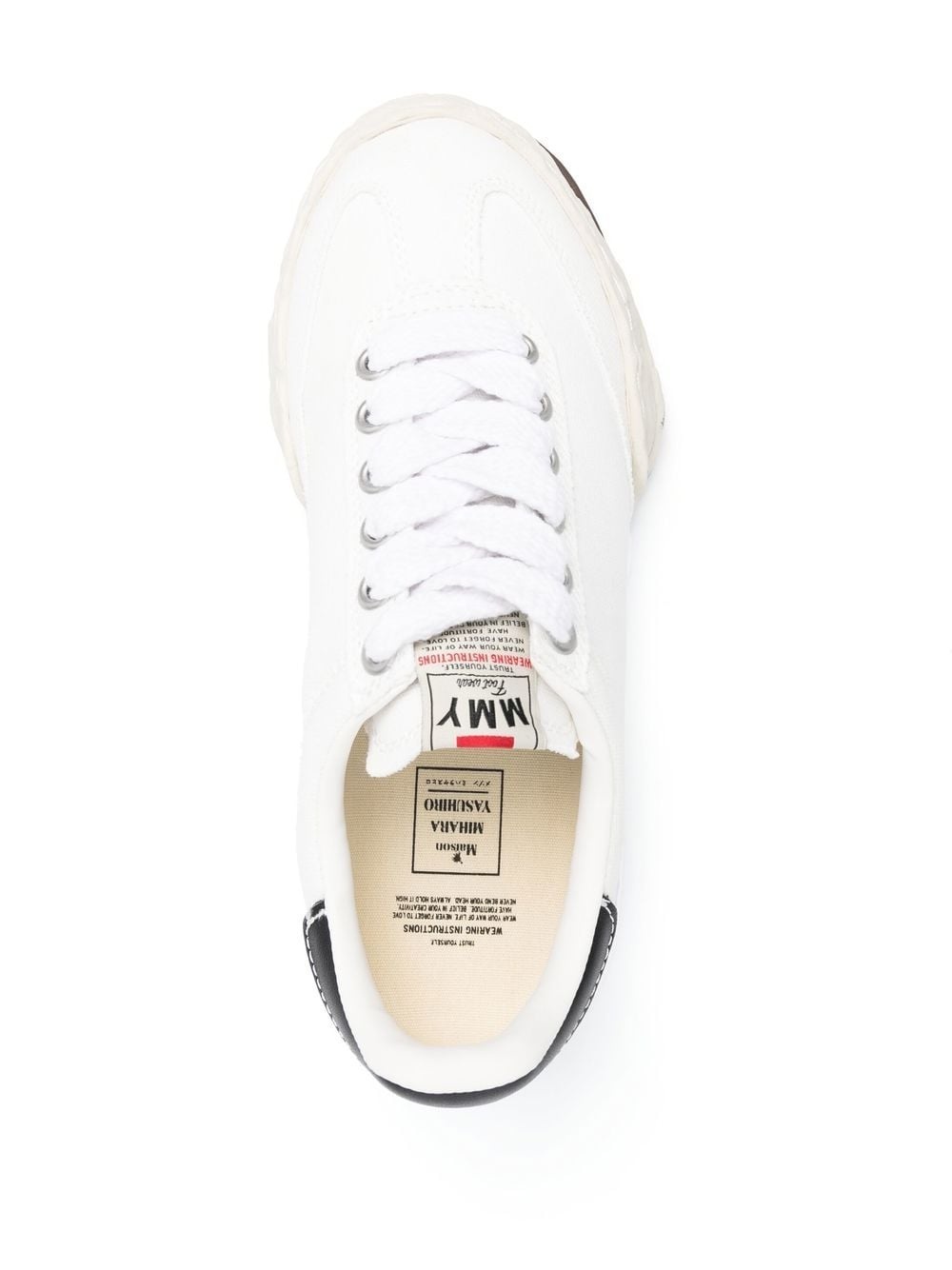 logo-print lace-up sneakers - 4