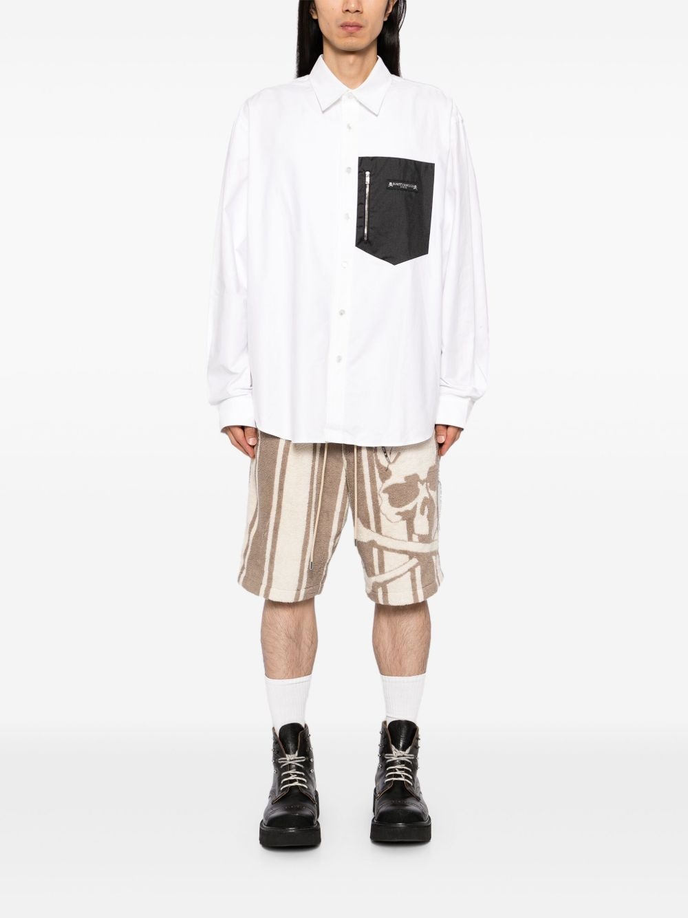 logo-jacquard shorts - 2