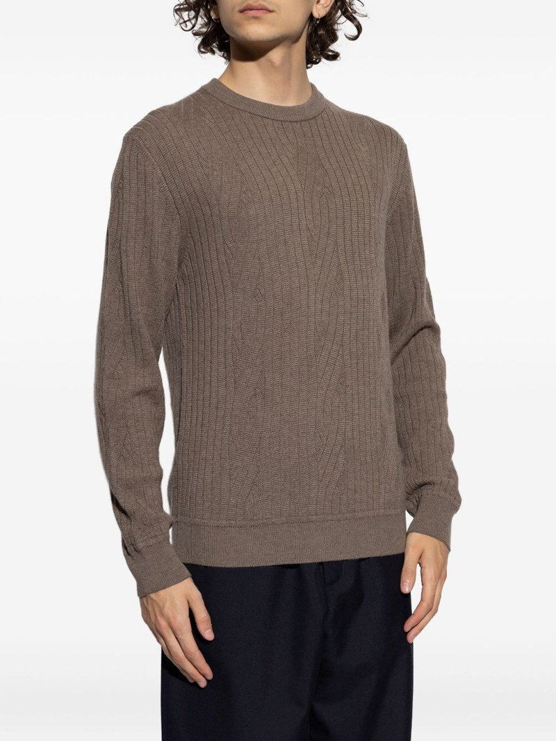 cable-knit ribbed sweater 3