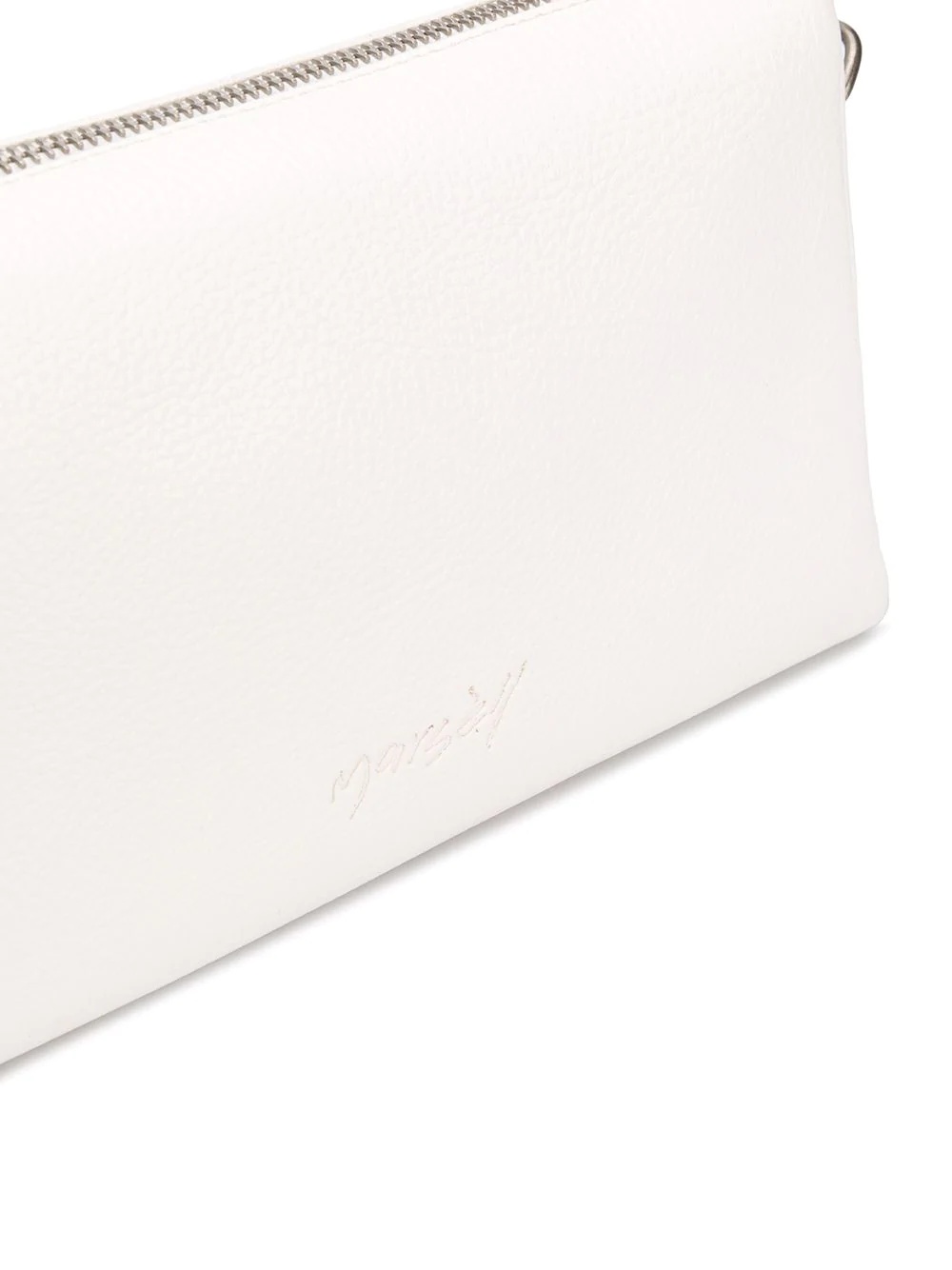 embossed logo clutch bag - 4