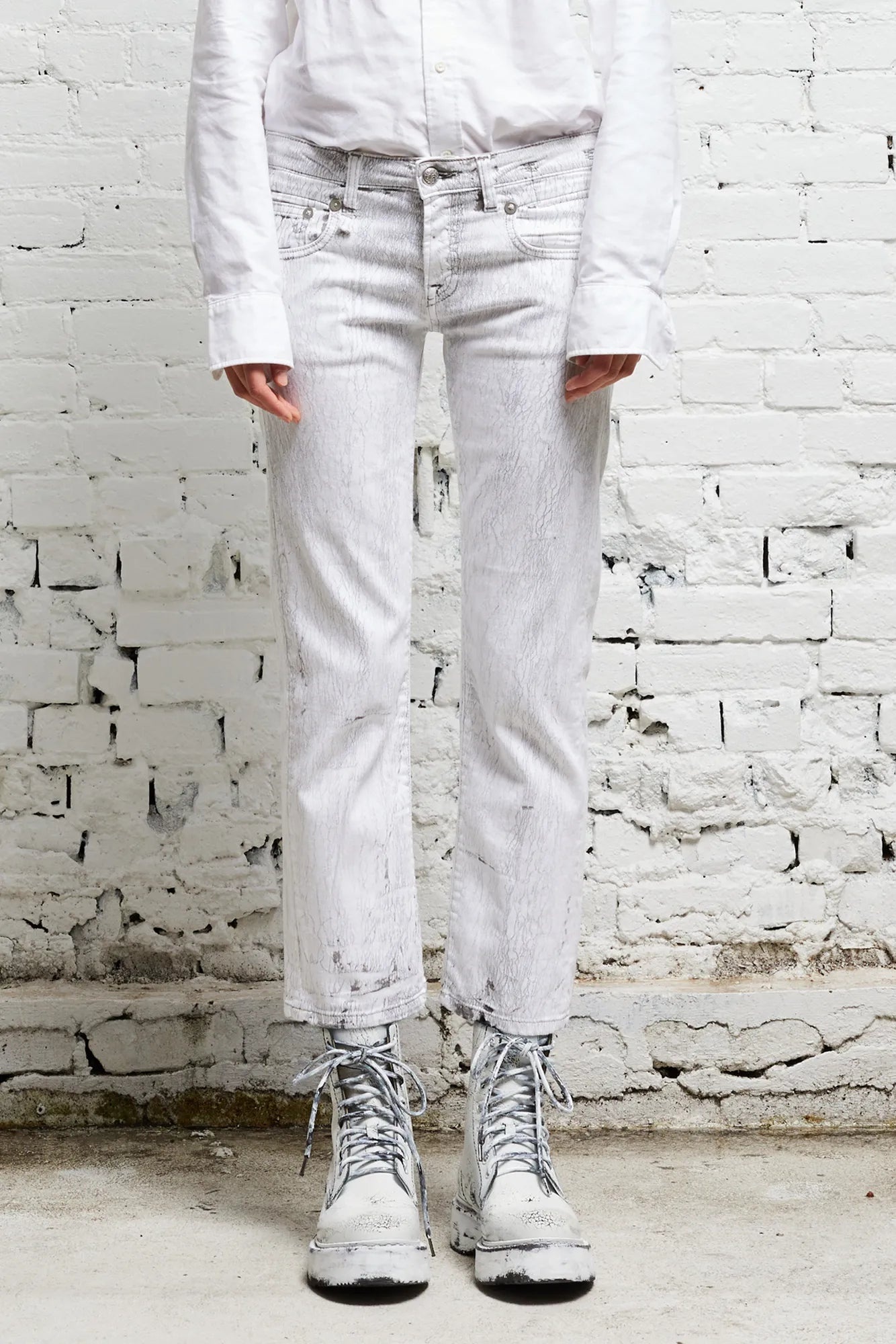 BOY STRAIGHT - CRACKLED GREY - 1