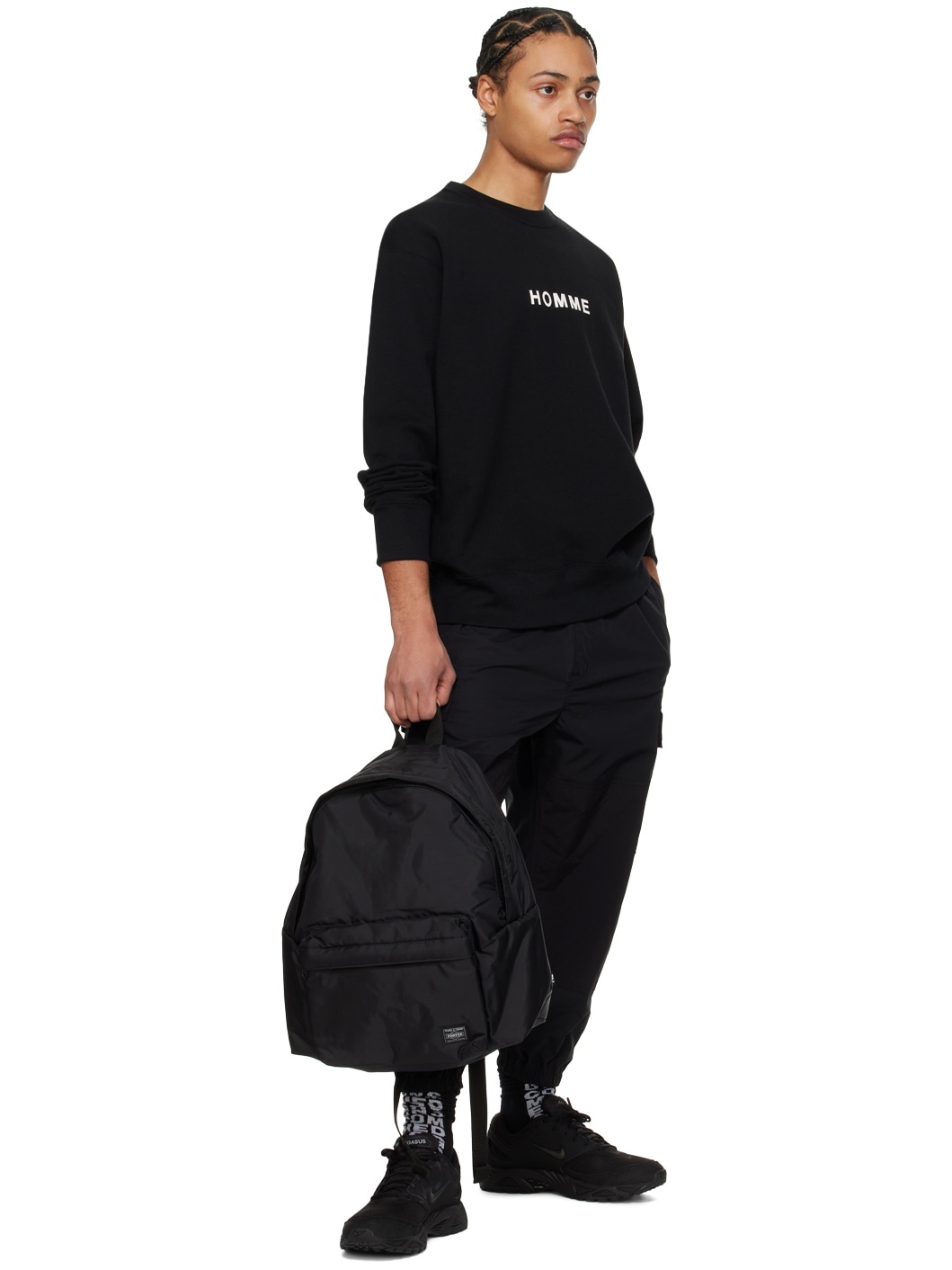 Black Crewneck Sweatshirt - 4