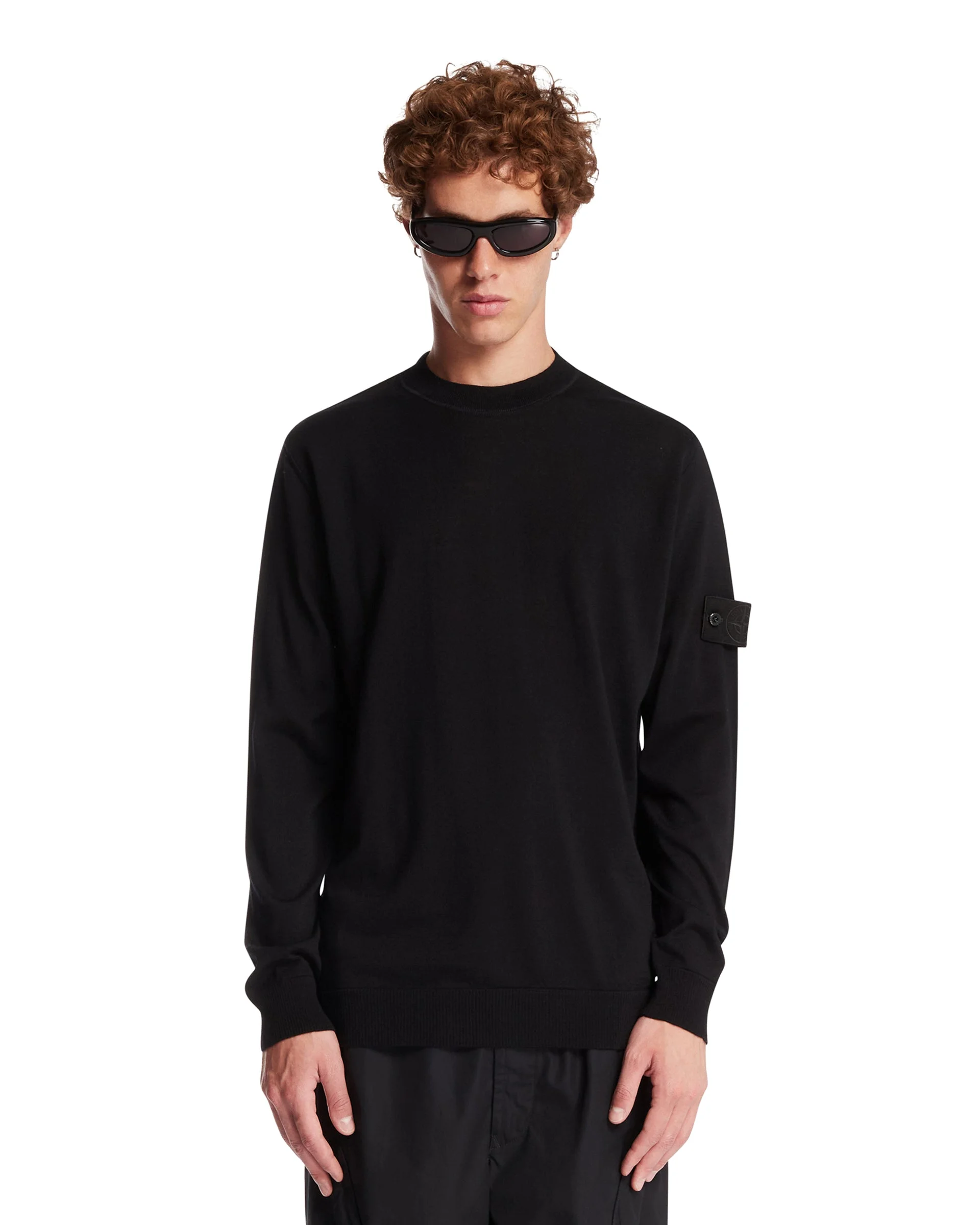 Black Wool Sweater - 1