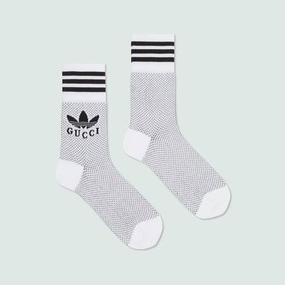 GUCCI adidas x Gucci knit cotton ankle socks outlook