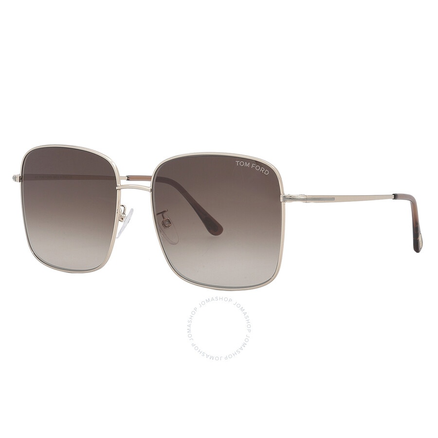 Tom Ford Brown Gradient Square Ladies Sunglasses FT0894-K 28F 59 - 3