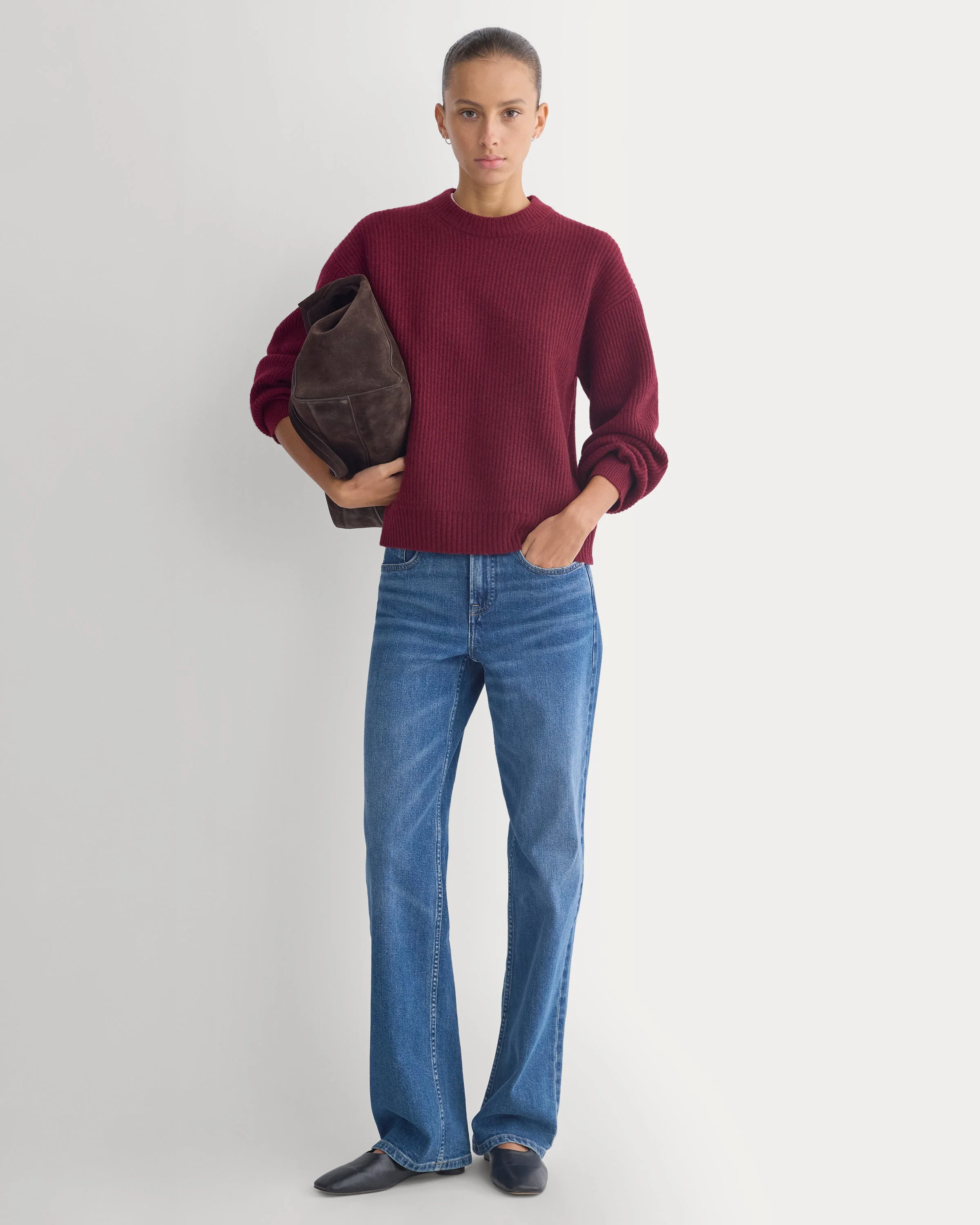CASHMERE FISHERMAN CREW - 1