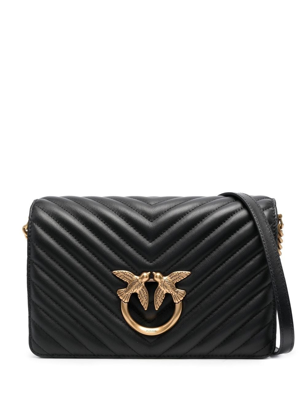 Classic Click V-quilted Love bag - 1