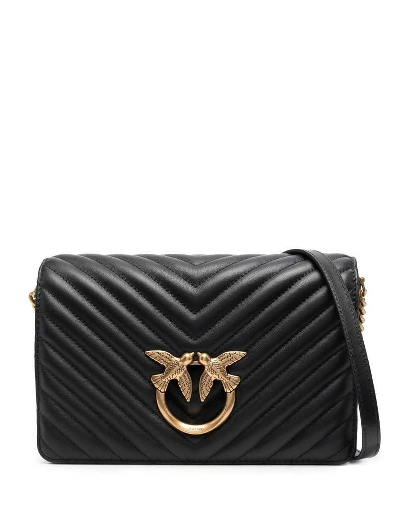 Classic Click V-quilted Love bag 1