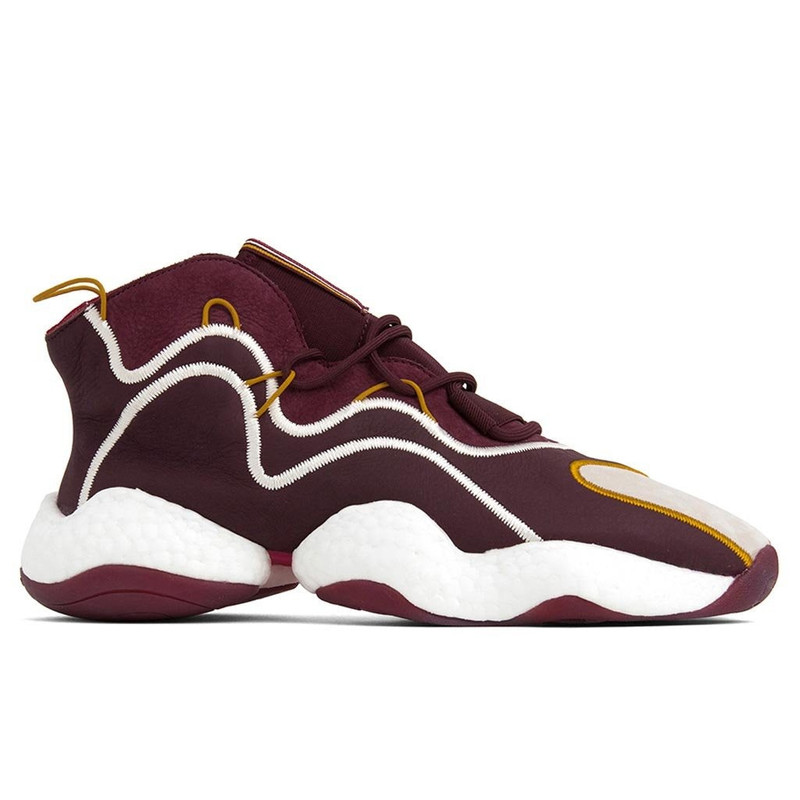 ADIDAS ORIGINALS X ERIC EMANUEL CRAZY BYW LVL I - MAROON/CREAM WHITE - 1