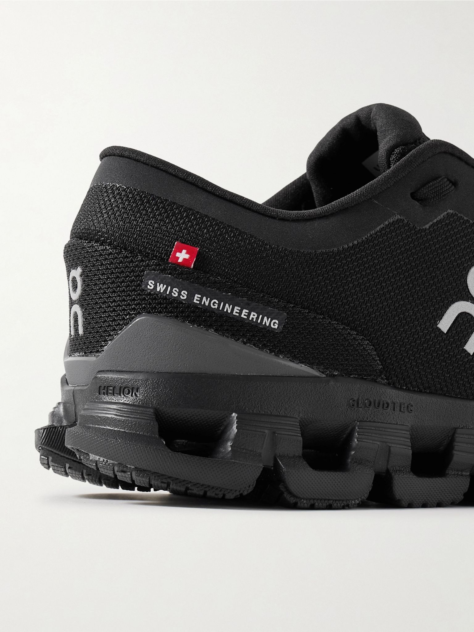 Cloud X 4 recycled-mesh sneakers Black - 4
