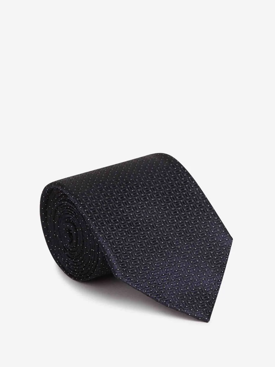 Zegna Textured Silk Tie - 1