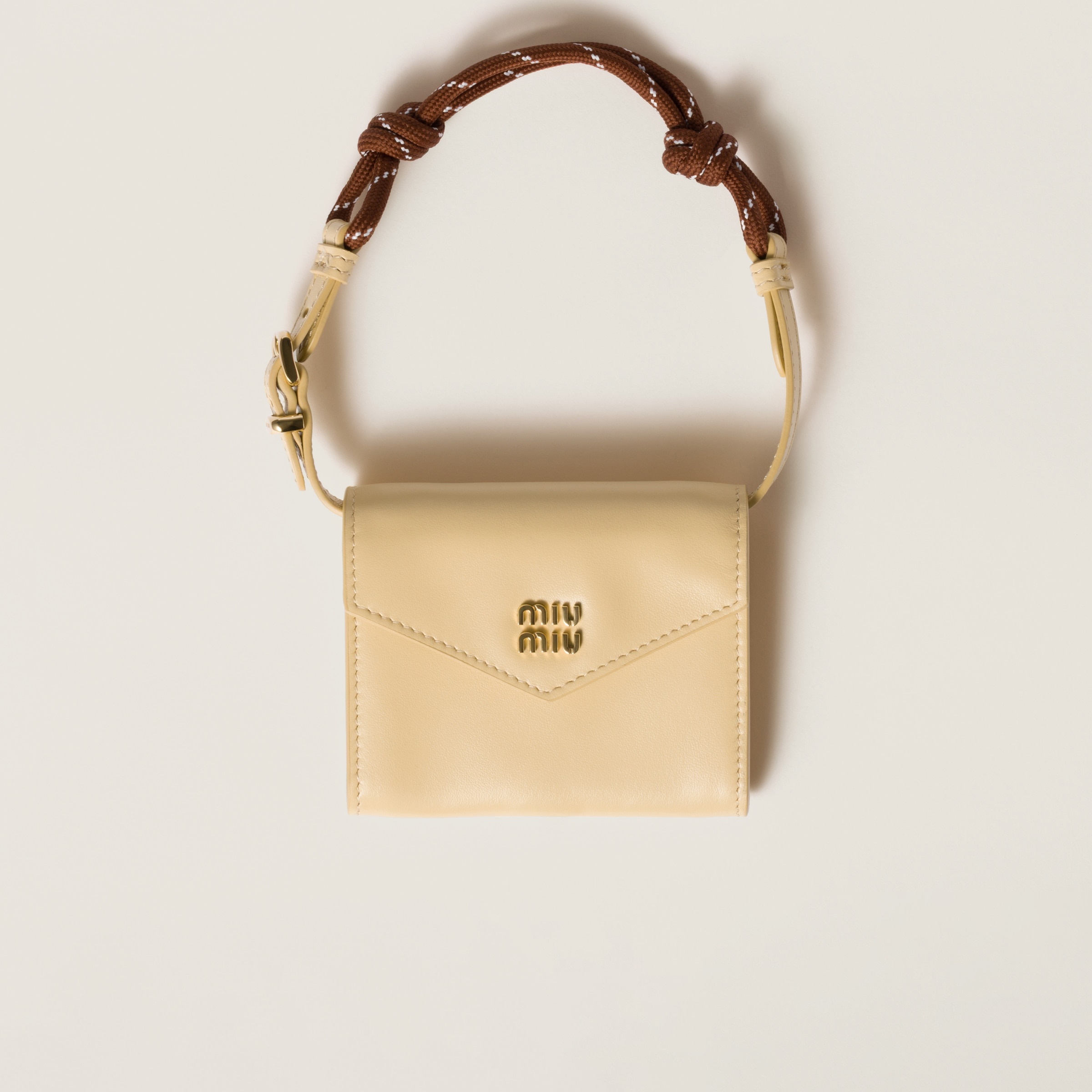 Leather shoulder wallet - 1