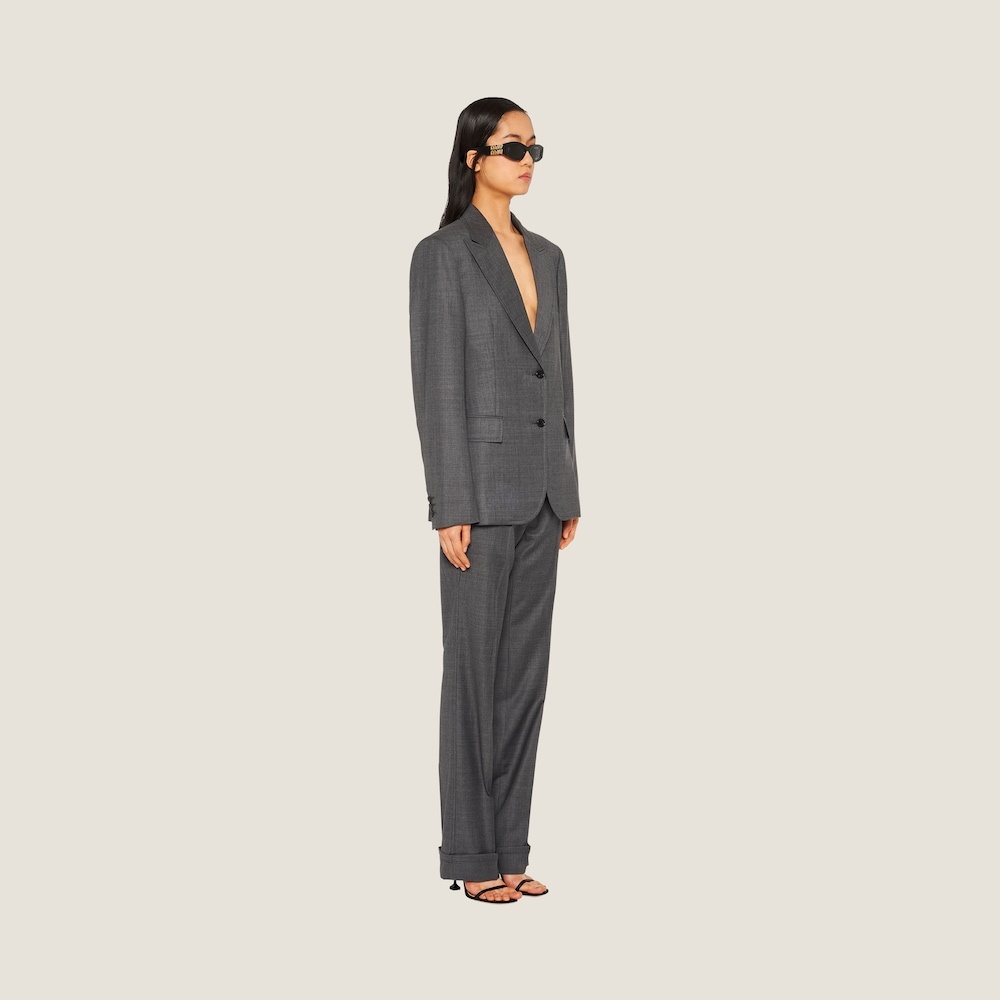 Grisaille single-breasted jacket - 5
