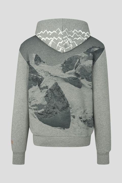 Covell Hoodie in Light gray melange - 6