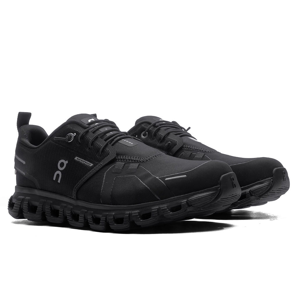 WOMEN'S CLOUD 6 WATERPROOF - BLACK/BLACK - 2