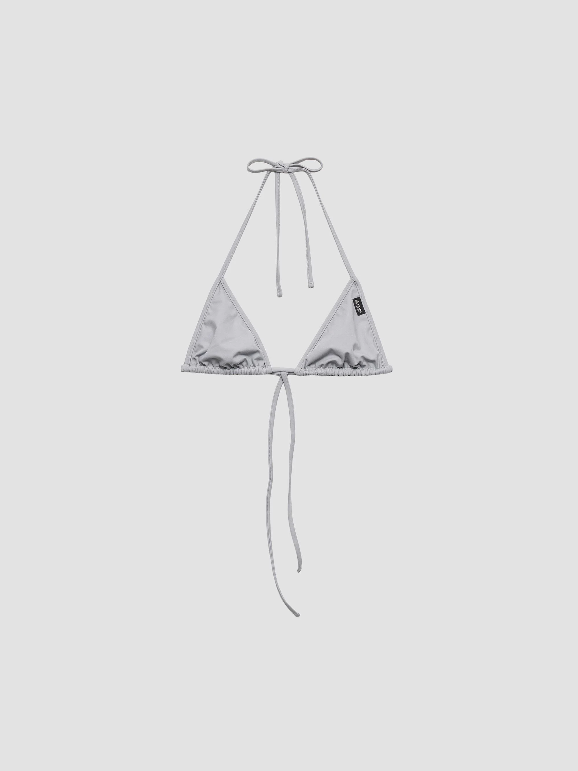 Women's Jersey Bikini Top - Grey - 1