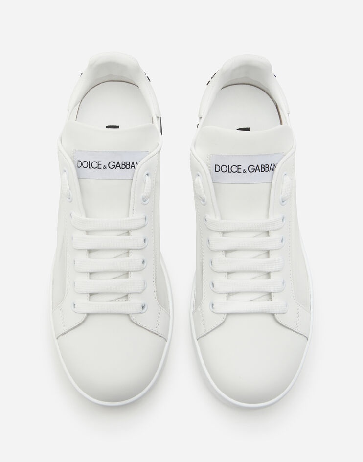 Portofino sneakers in nappa leather and mesh - 4