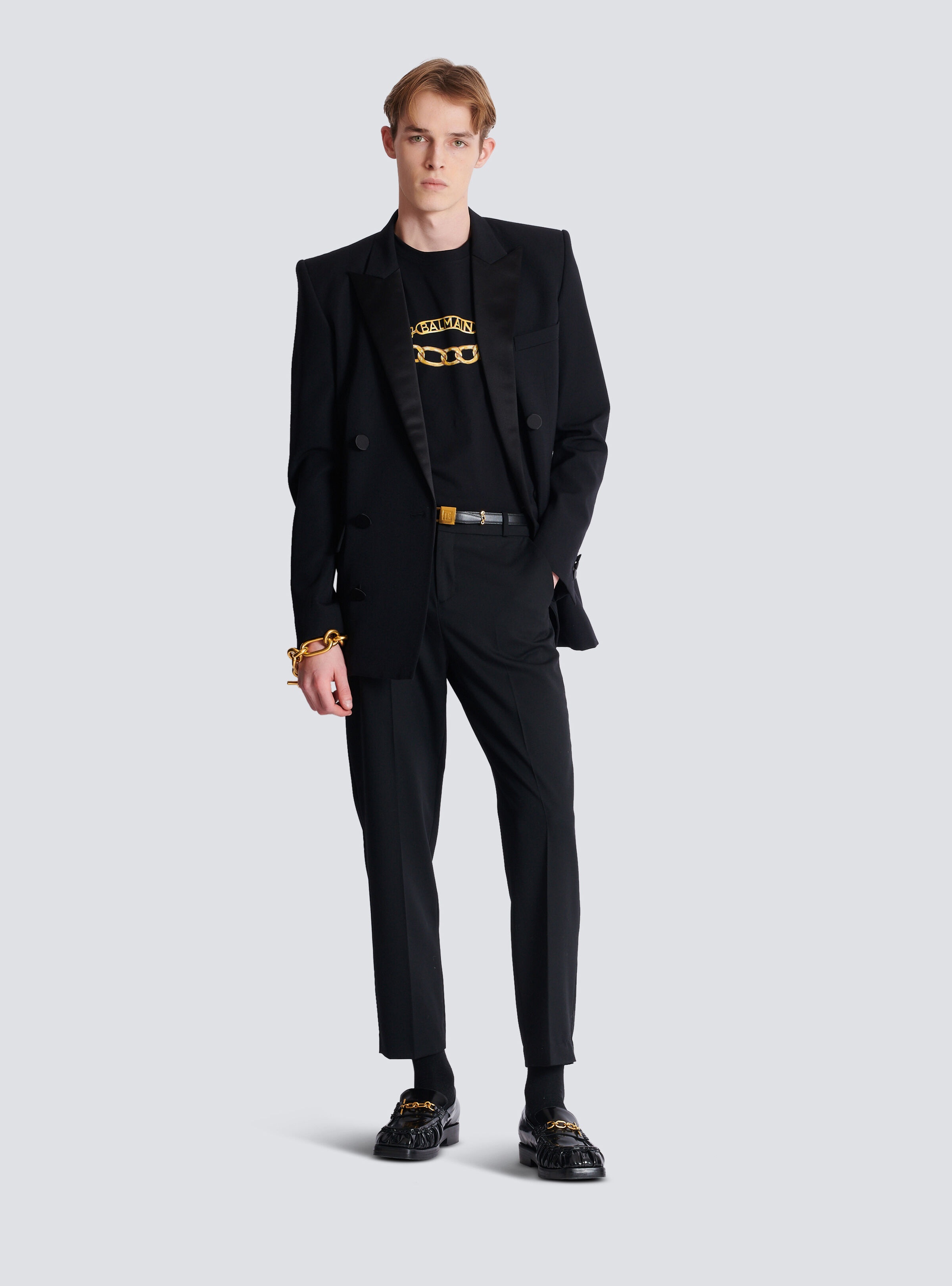 Balmain Chaînes Logo printed T-shirt - 2
