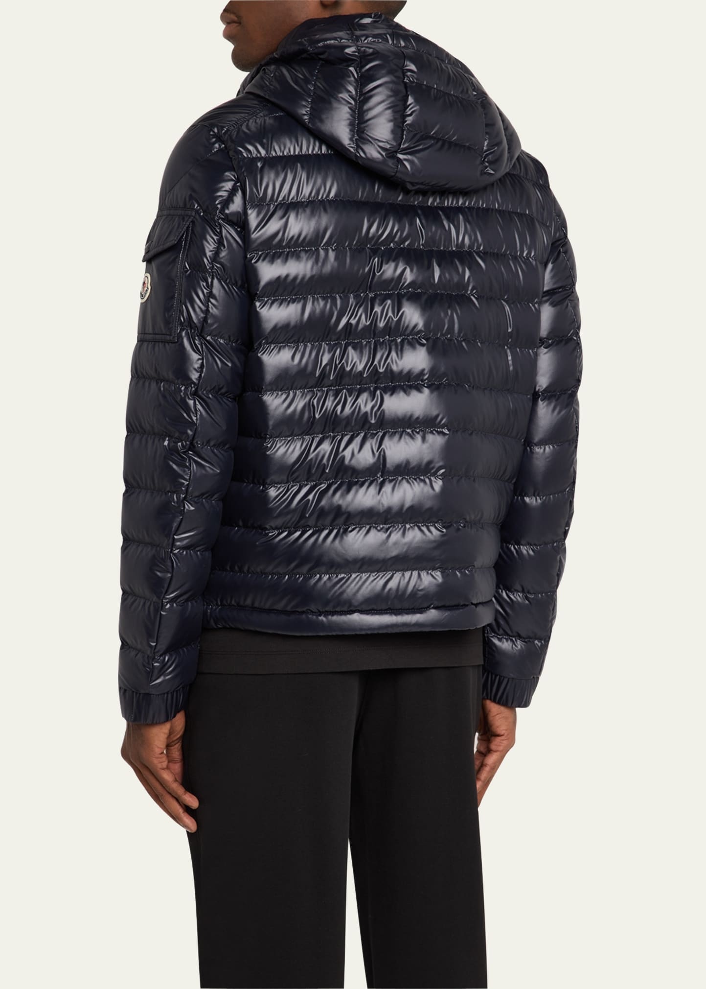 Men's Lauros Hooded Short Down Jacket - 3