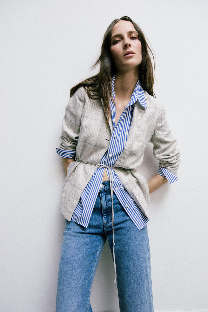 Chappell Plaid Linen Blazer 7
