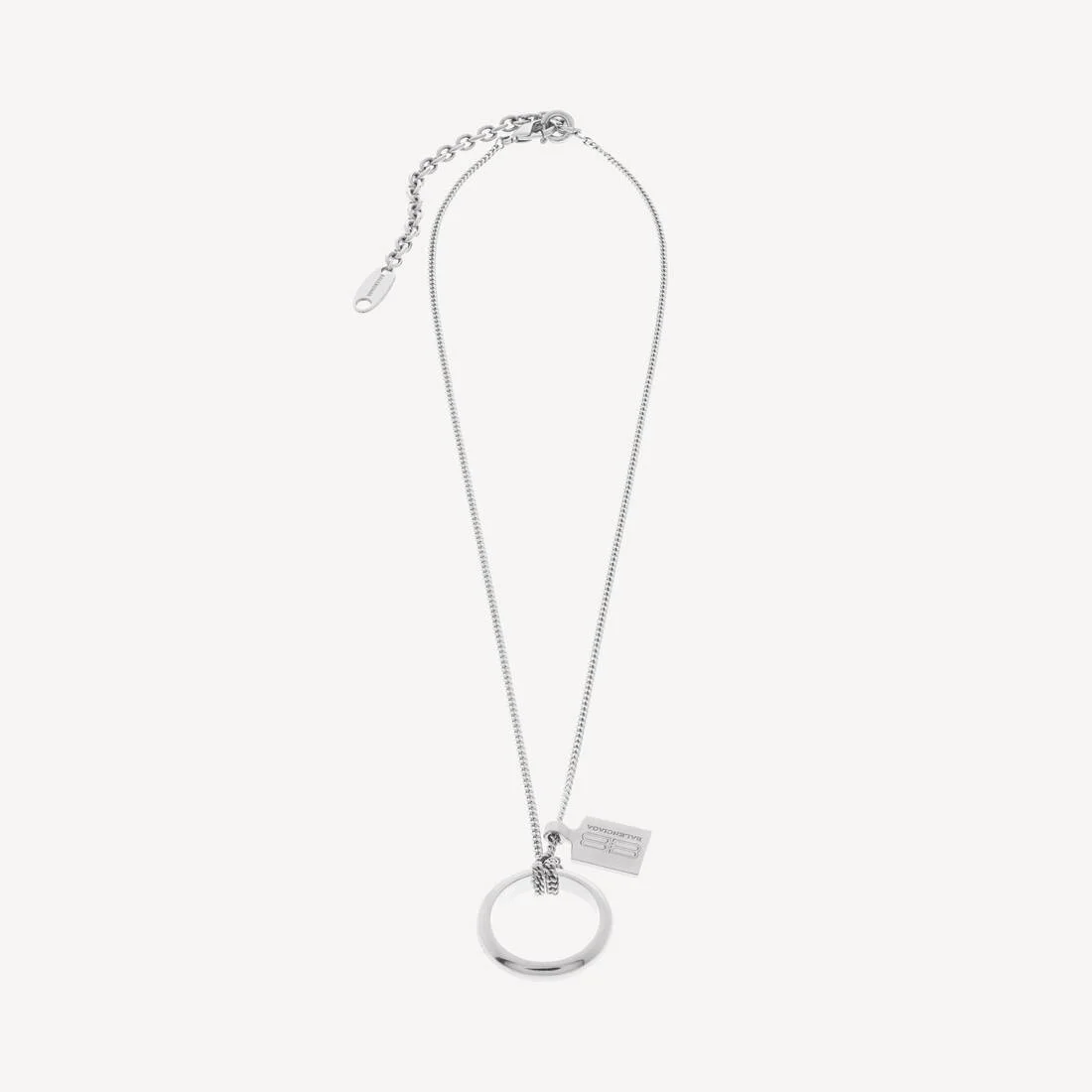 Saint-germain Ring Necklace in Shiny Silver - 1
