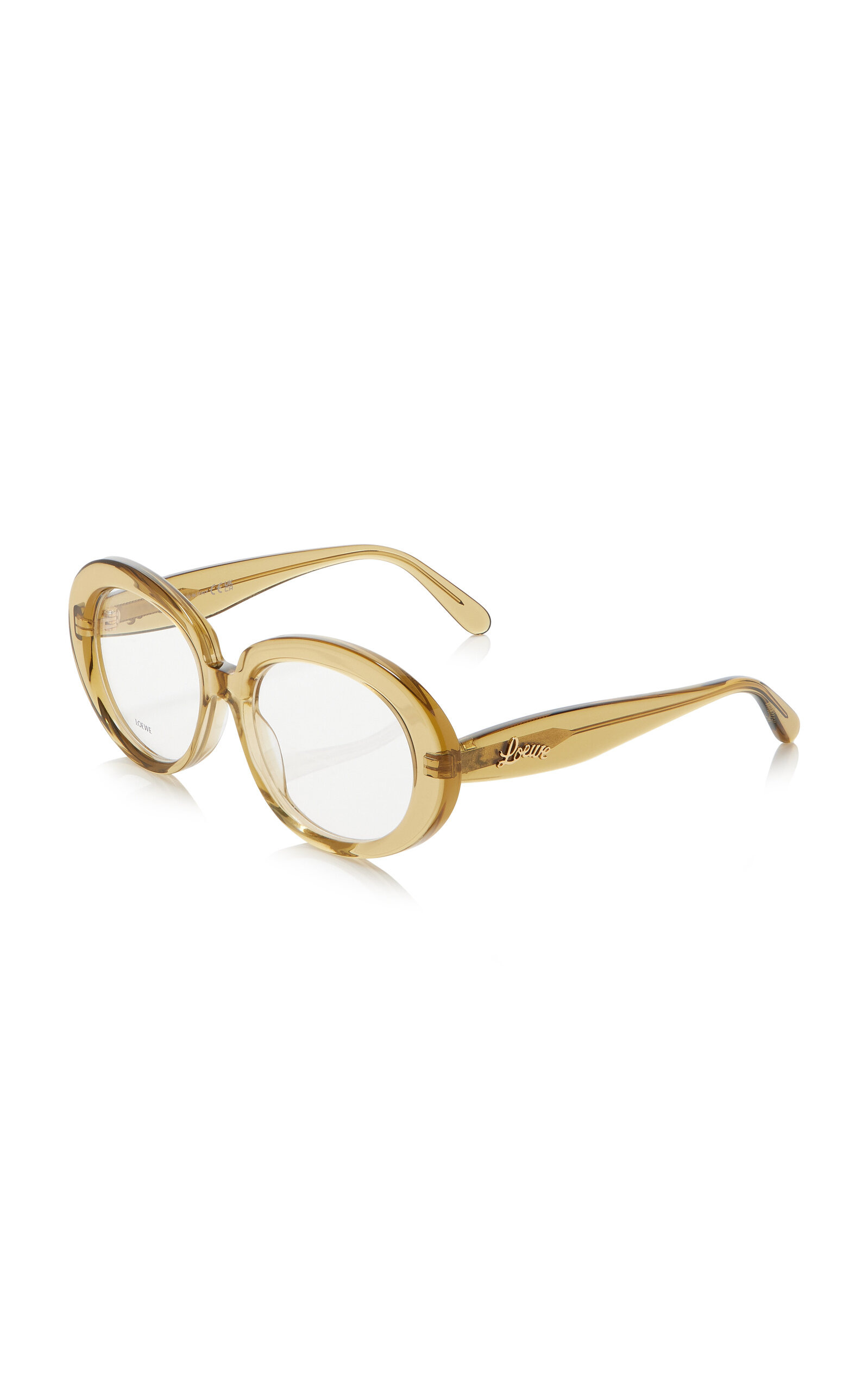 Round-Frame Acetate Glasses green - 3