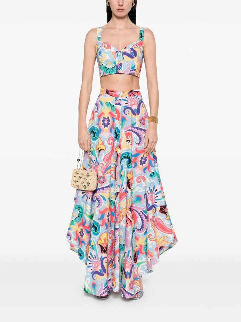 Etro graphic-print tank top outlook