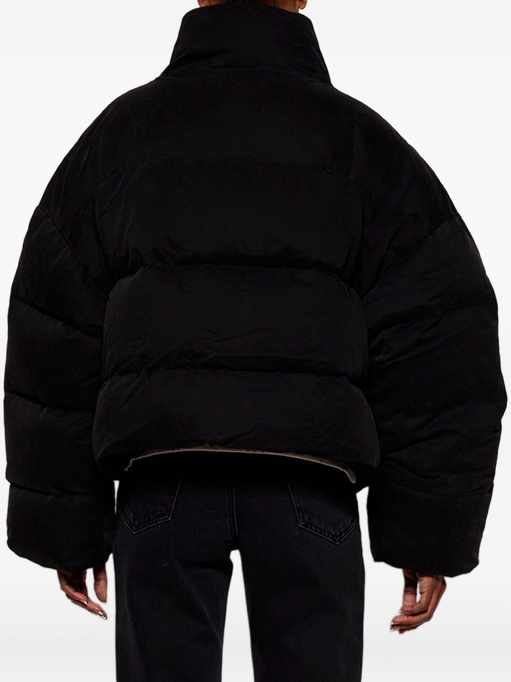 cropped puffer jacket - 5