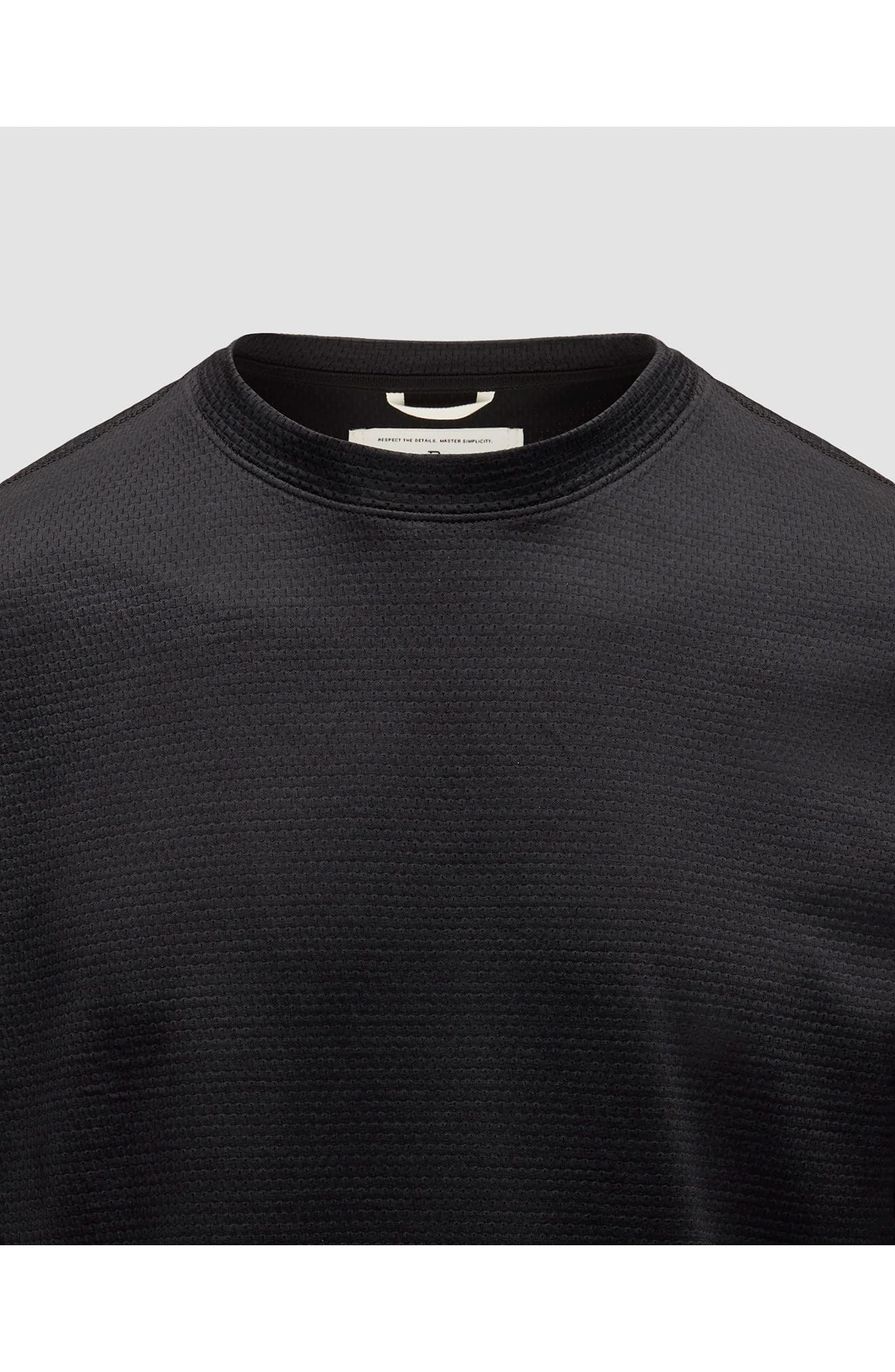 Reigning Champ Solotex® Mesh Tiebreak Performance T-Shirt in Black at Nordstrom - 8