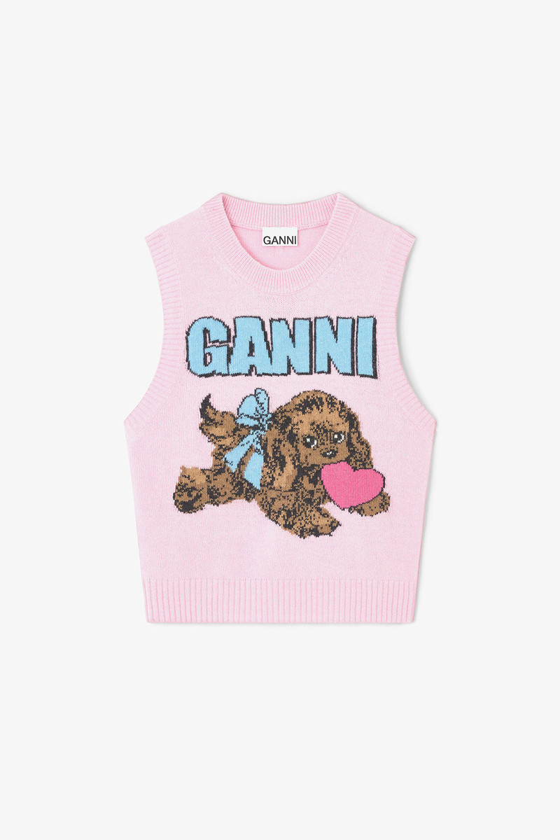 PINK PUPPY WOOL VEST 1