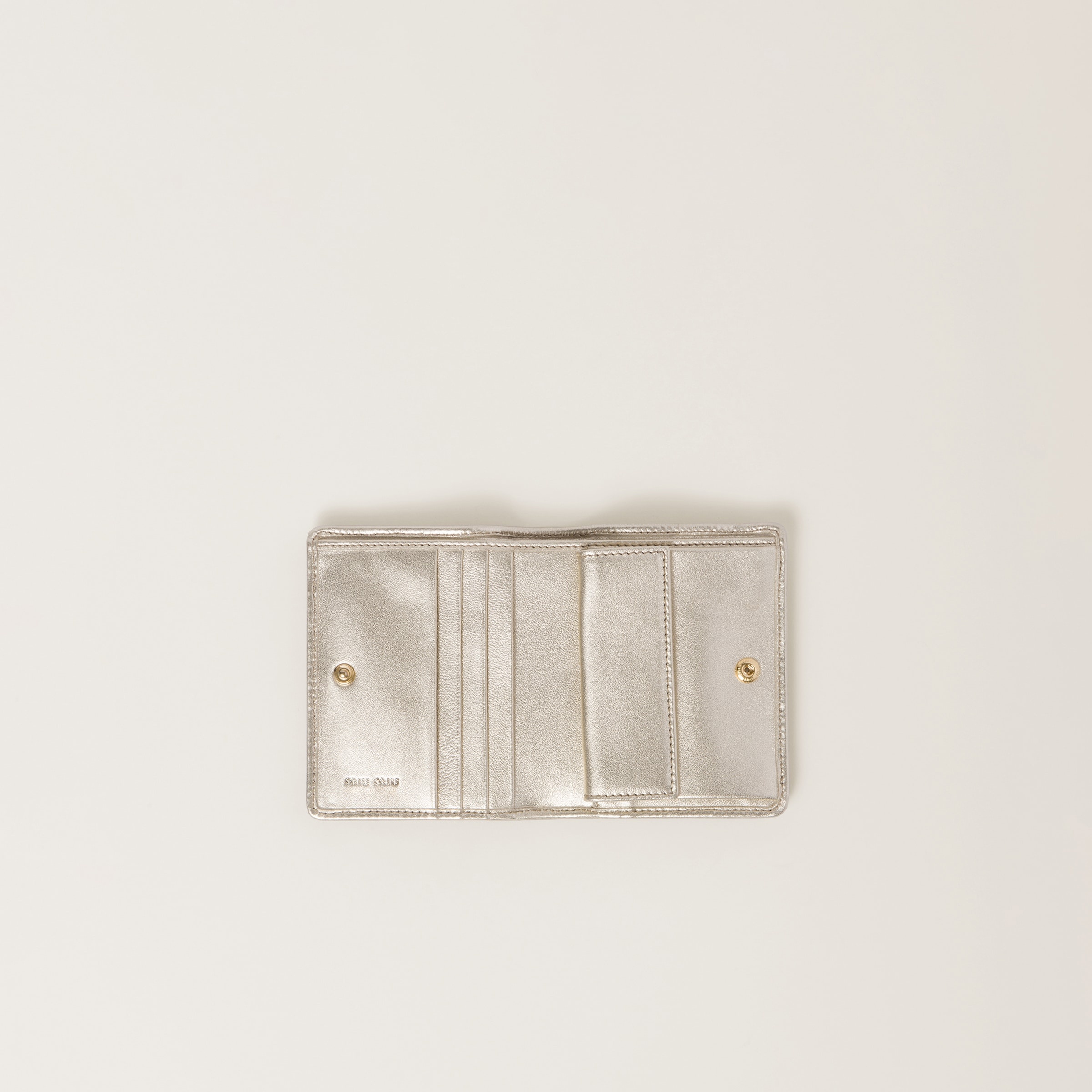 Small matelassé nappa leather wallet - 2