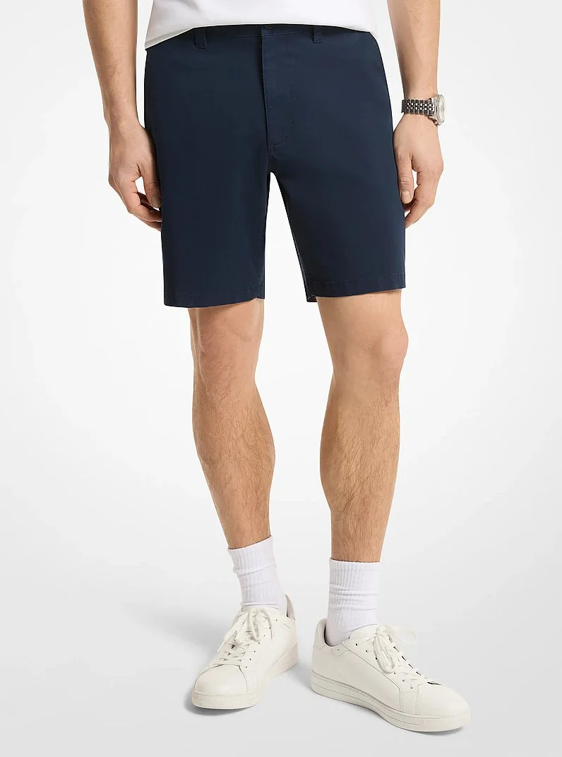 Stretch Cotton Shorts - 1