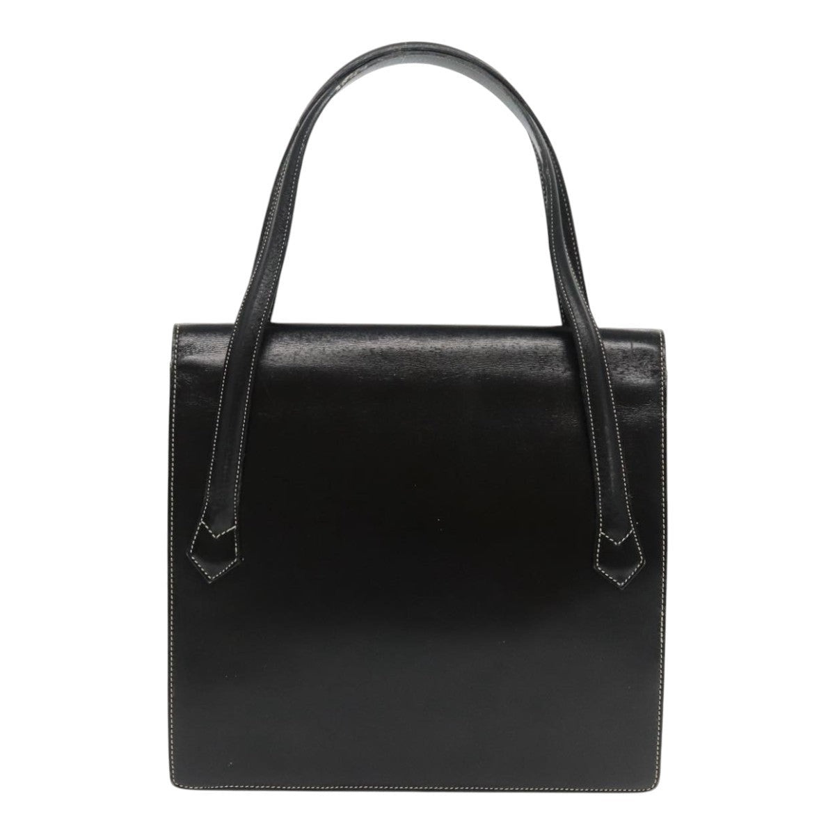 DIOR Hand Bag Leather Black Gold - 2
