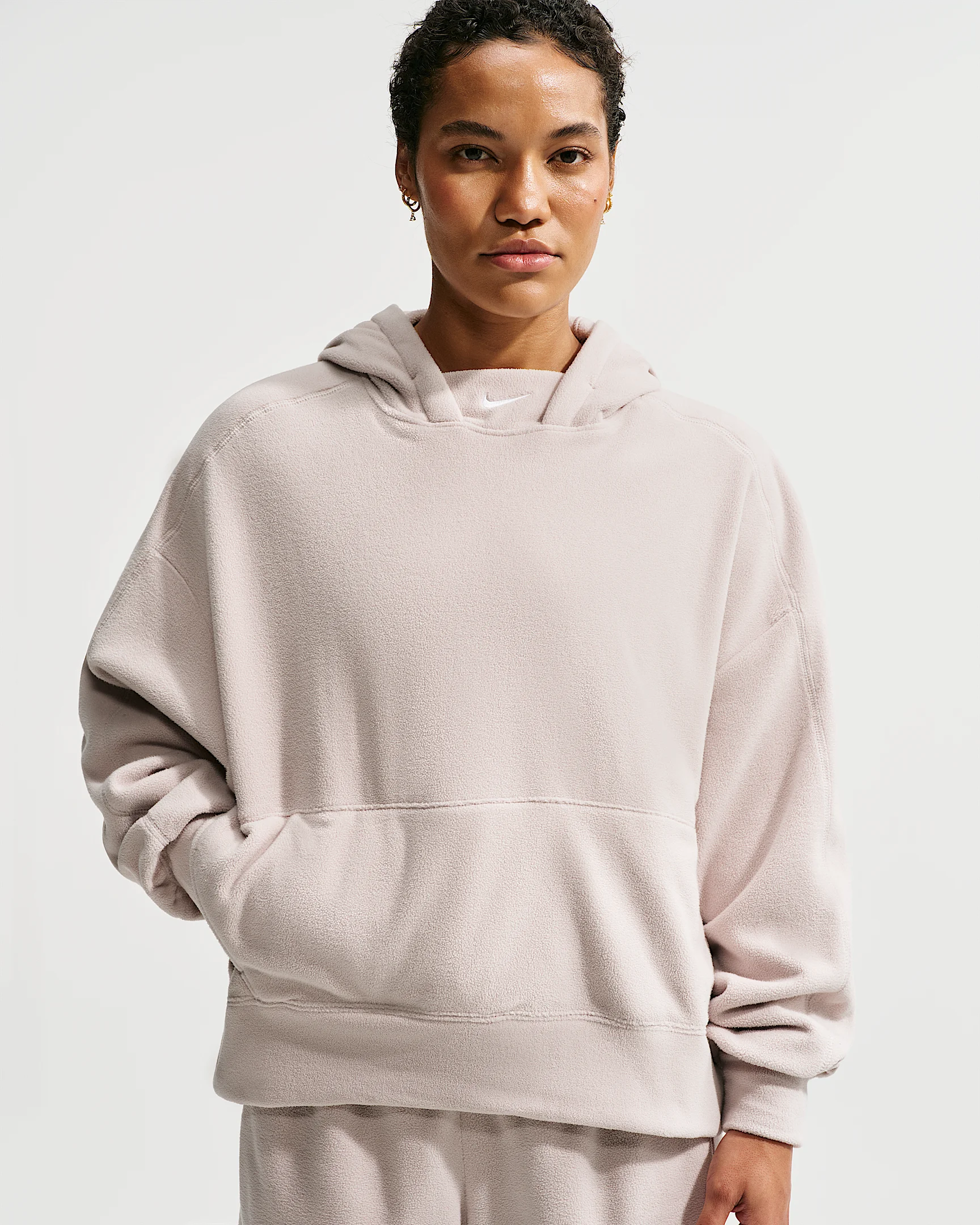 Nike One Women's Therma-FIT Oversized Pullover Hoodie - 1