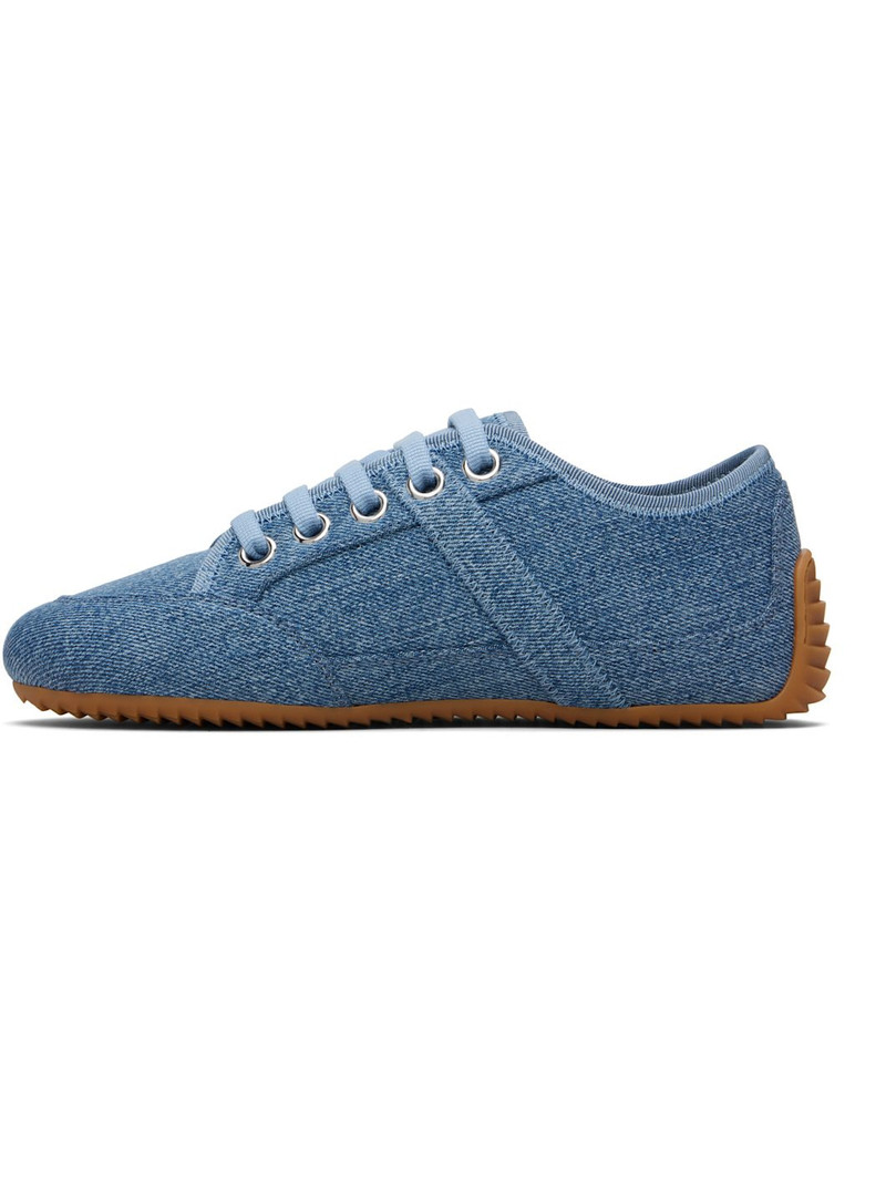 Givenchy Blue Slim Denim Sneakers outlook